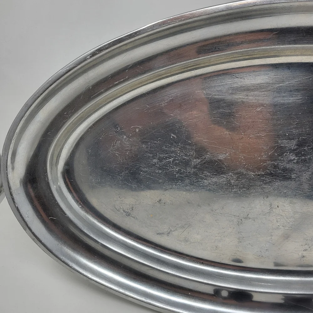 Wilton Armetale RWP Small Oval Serving Platter Oven Grill Chill‎ Safe Serveware